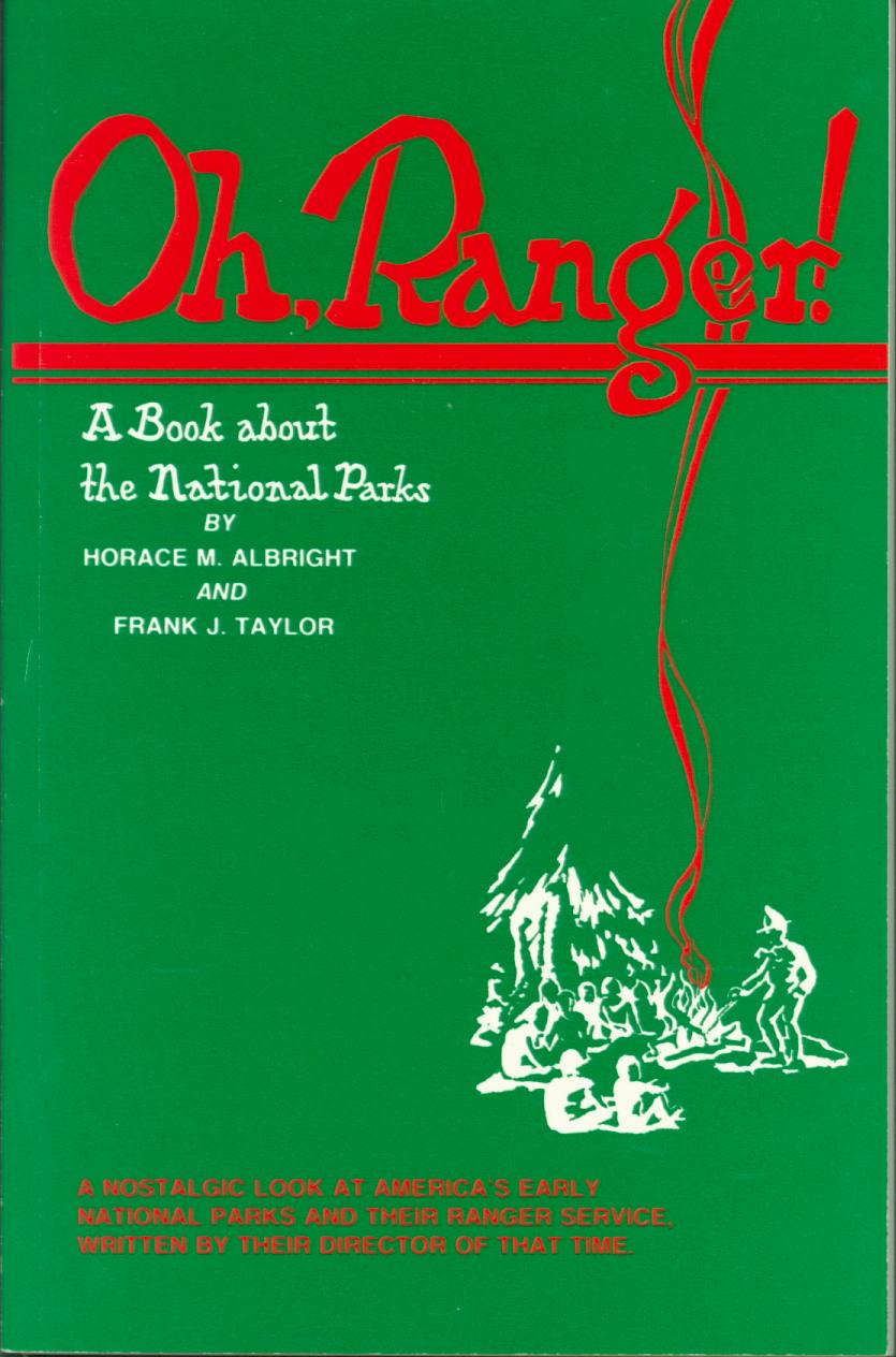 OH, RANGER! a book about the national parks. vist0068frontcover